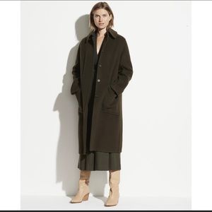 NWT. Vince. Patch pocket coat in Mineral Pine.
